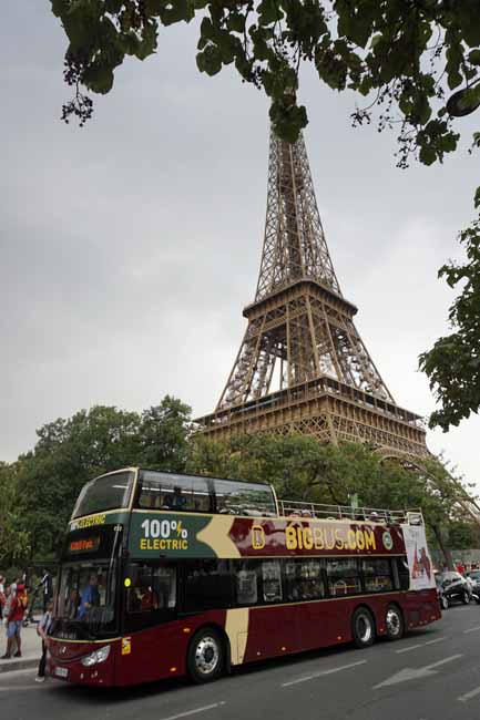 Big Bus Paris Anhui Ankai E12